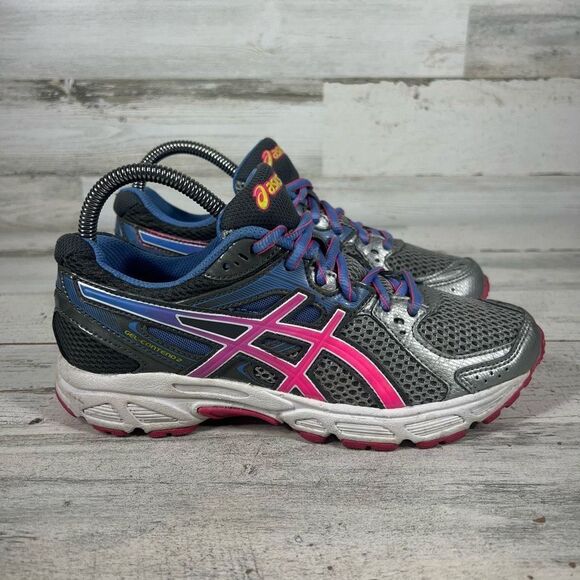 Asics Shoes - Asics Womens Gel Contend‎ Lace-Up Athlete Running Shoes Multi-Color Size 8.5